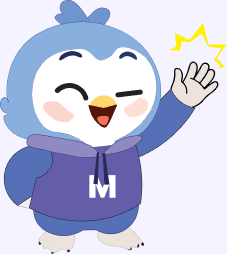 MajorHub mascot waving
